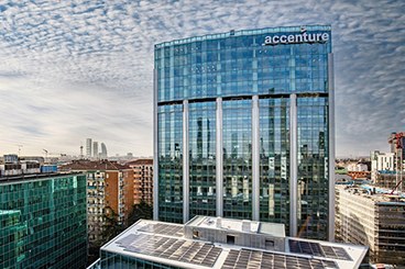 vista della sede Accenture a Milano