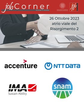 Le aziende partecipanti all'iniziativa: Accenture, IMA Spa, NTT Data, Snam