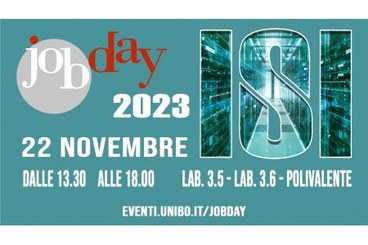 Job Day ISI 2023 - 22 novembre 13.30-18.00 - Lab 3.5 - Lab 3.6 - Polivalente