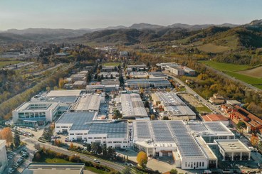 veduta aerea dell'HQ Marchesini Group